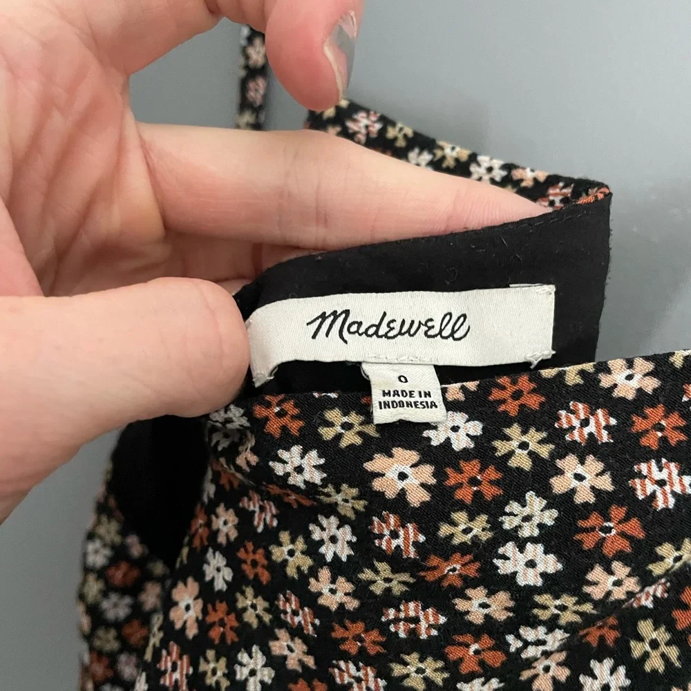 Madewell Button-Down Cami in Petite Blooms Womens Size 0 - Picture 5 of 5
